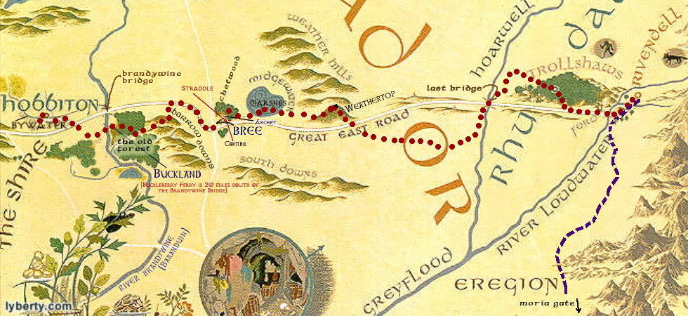The Lord of the Rings: The Fellowship of the Ring Locations